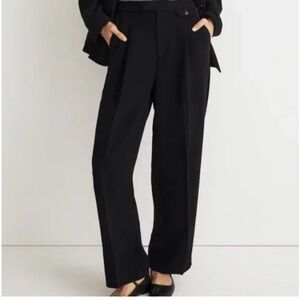 Madewell Rosedale Crepe Elegant Black Women's Pants